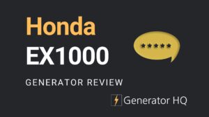 Honda EX1000 generator expert review image