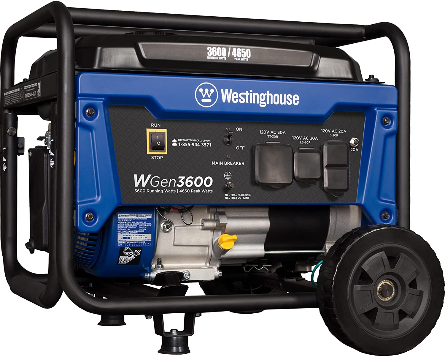 Westinghouse Outdoor Power Equipment WGen3600 Portable Generator