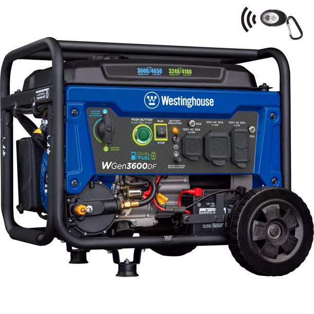 Westinghouse Outdoor Power Equipment WGen3600DF Portable Generator