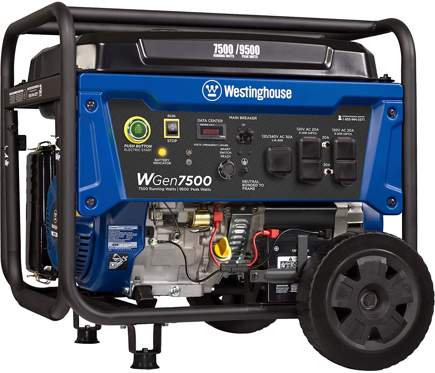 Westinghouse Outdoor Power Equipment WGen7500 Portable Generator