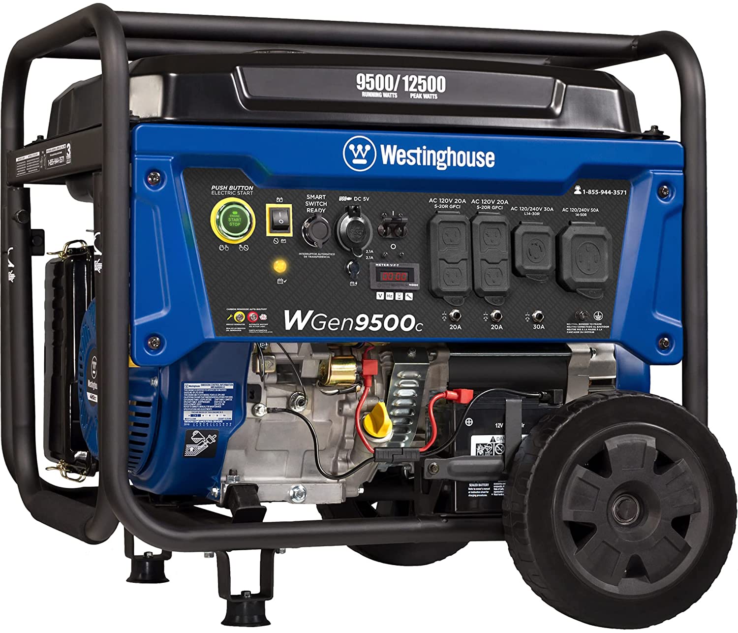 Westinghouse Outdoor Power Equipment WGen9500c Portable Generator