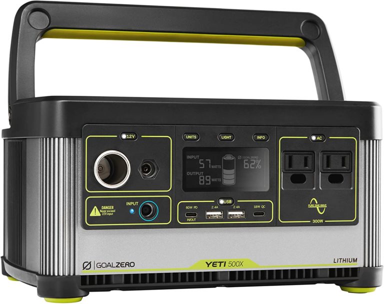 Goal Zero Yeti 500X Portable AC Inverter Generator Review